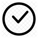Verified Shapes And Symbols Tick Mark Icon