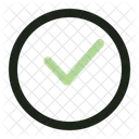 Verified Shapes And Symbols Tick Mark Icon