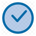 Verified Shapes And Symbols Tick Mark Icon