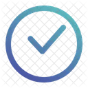 Verified Shapes And Symbols Tick Mark Icon