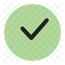 Verified Shapes And Symbols Tick Mark Icon