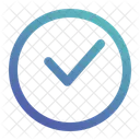 Verified Shapes And Symbols Tick Mark Icon