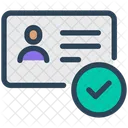 Identification Identity Id Card Icon