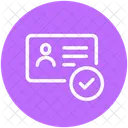 Identification Identity Id Card Icon