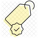 Verified Label Color Shadow Thinline Icon Icon