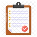 Checked List Bulleted List Document アイコン
