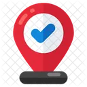 Verified Location Direction Gps Icon