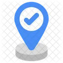 Verified Location Direction Gps Icon