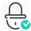 Right Lock Security Icon
