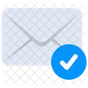 Verified Mail Verified Message Approved Mail Icon