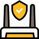 Virus Protection Computer System Icon