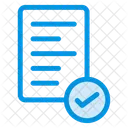 Verified Page Text File Icon