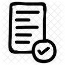 Verified Page Text File Icon