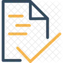 Verified Page Verified File Document Icon
