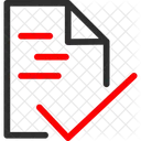 Verified Page Verified File Document Icon