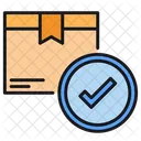 Verified Parcel Approved Delivery Logistic Verification Icon