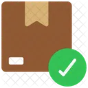 Verified Parcel Verified Package Delivery Packaging Icon