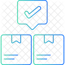 Verified Parcels Boxes Cartons Icon