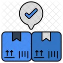 Cartons Verified Packages Verified Parcels Icon