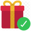 Verified Present Correct Gift Approved Gift Icon