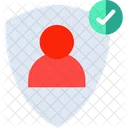 Secured Profilev Verified Profile Protected Profile Icon