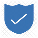 Verified Secuirty Shield Check Icon