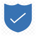 Verified Secuirty Shield Check Icon