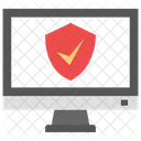 Laptop Protection Verified Security Online Security Icon
