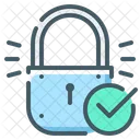 Verified Security Verified Lock Lock Icône