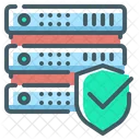 Verified Server Verified Database Server Rack Icon