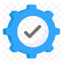Verified Setting Configuration Development Icon
