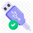 Approved Usb Verified Usb Universal Serial Bus Icon