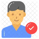 Verified User Person Icon