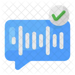 Verified Voice Message  Icon
