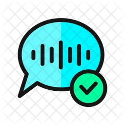 Verified voice note  Icon