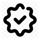 Gepruft Genehmigt Gepruft Symbol
