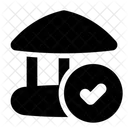 Verifizierte Bank Bank Bankwesen Symbol