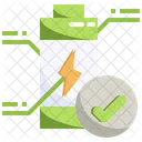 Geprüfte Batterie  Icon