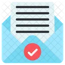 Verifizierte E-Mail  Symbol