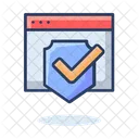 Verifizierte Website  Symbol