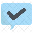 Verifizierter Chat  Symbol