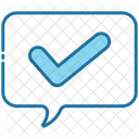 Verifizierter Chat  Symbol