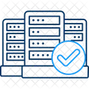 Verifizierter Server Vollstandig Datenbank Symbol