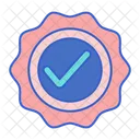 Verifiziertes Abzeichen Verifizierter Benutzer Verifizierter Mitwirkender Symbol