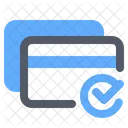 Verifiziertes Bankkonto Symbol
