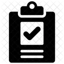 Checkliste Gepruftes Dokument Genehmigter Text Icon