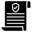 Rechtsdokument Beglaubigtes Dokument Genehmigtes Dokument Symbol
