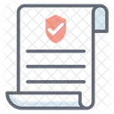 Rechtsdokument Beglaubigtes Dokument Genehmigtes Dokument Symbol