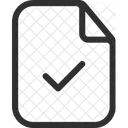 Verifiziertes Dokument Datei Prufen Freigegebene Datei Symbol