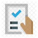 Verifiziertes Dokument Verifizierte Datei Datei Symbol